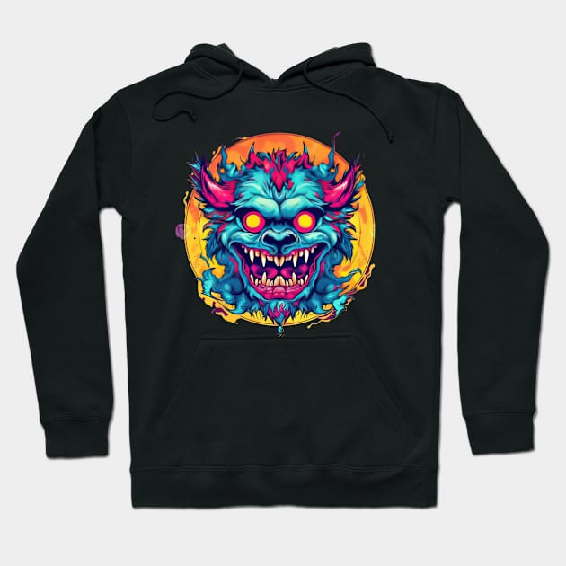 Ready to scare some people with my new monster mask Hoodie by Pixel Poetry